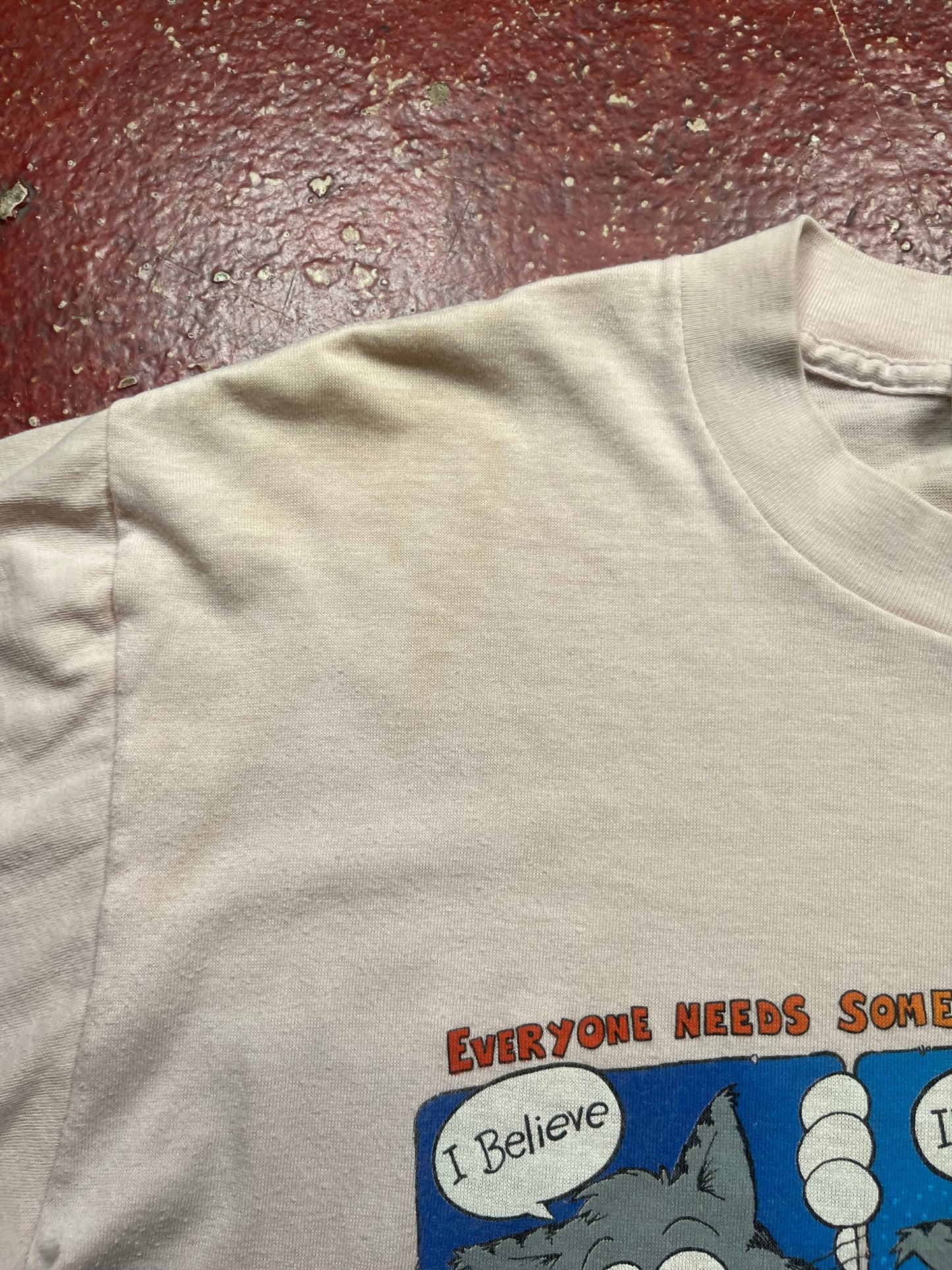 1983 Everybody Needs Something To Believe In Tee