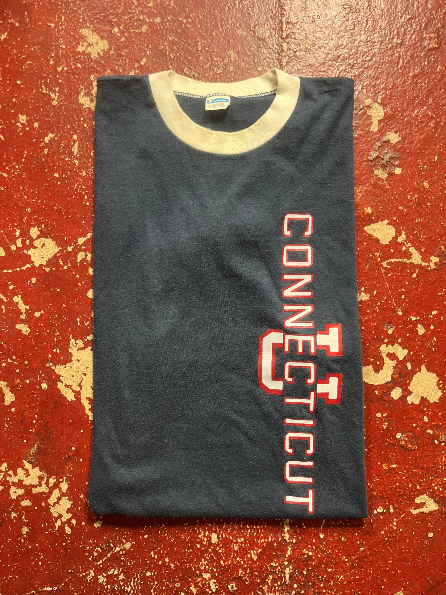 70s Champion University Of Connecticut Tee