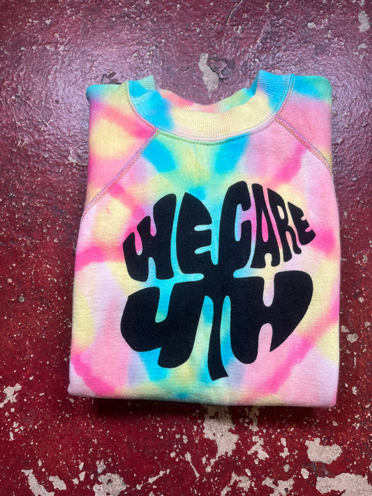 80s We Care 4H Tye Dye Short Sleeve Crewneck