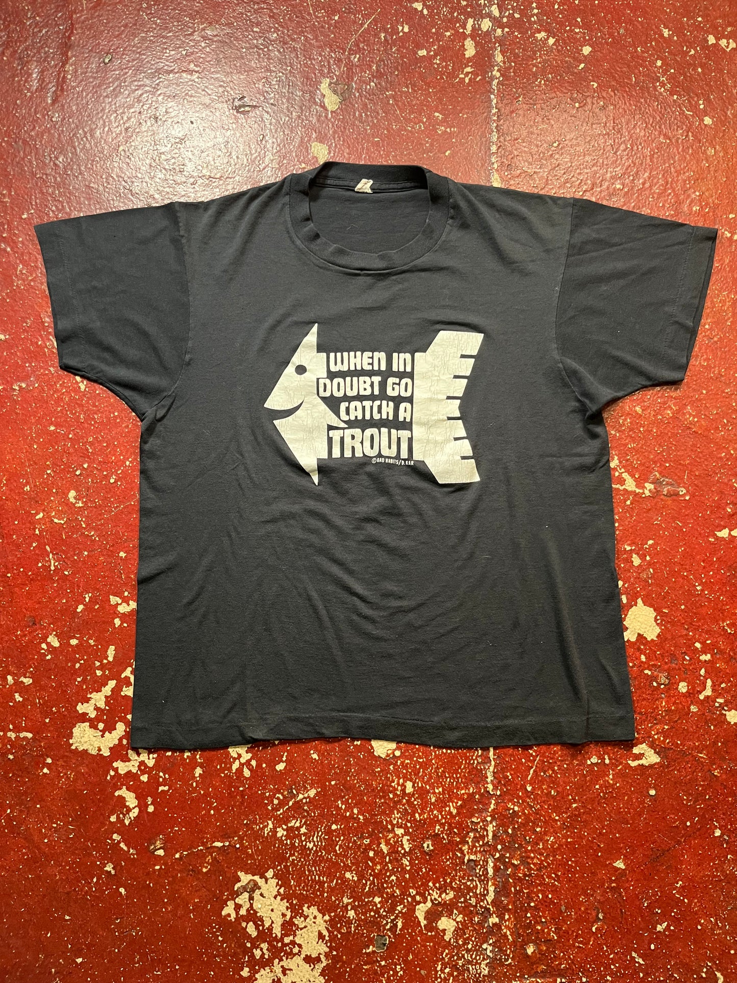 80s Go Catch A Trout Tee