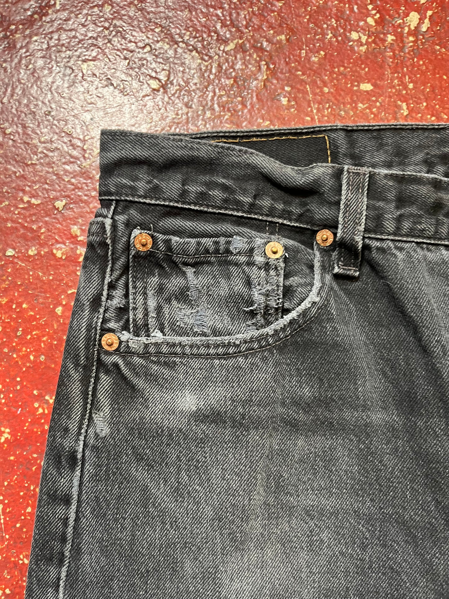 90s Levi’s 501s Black Jeans