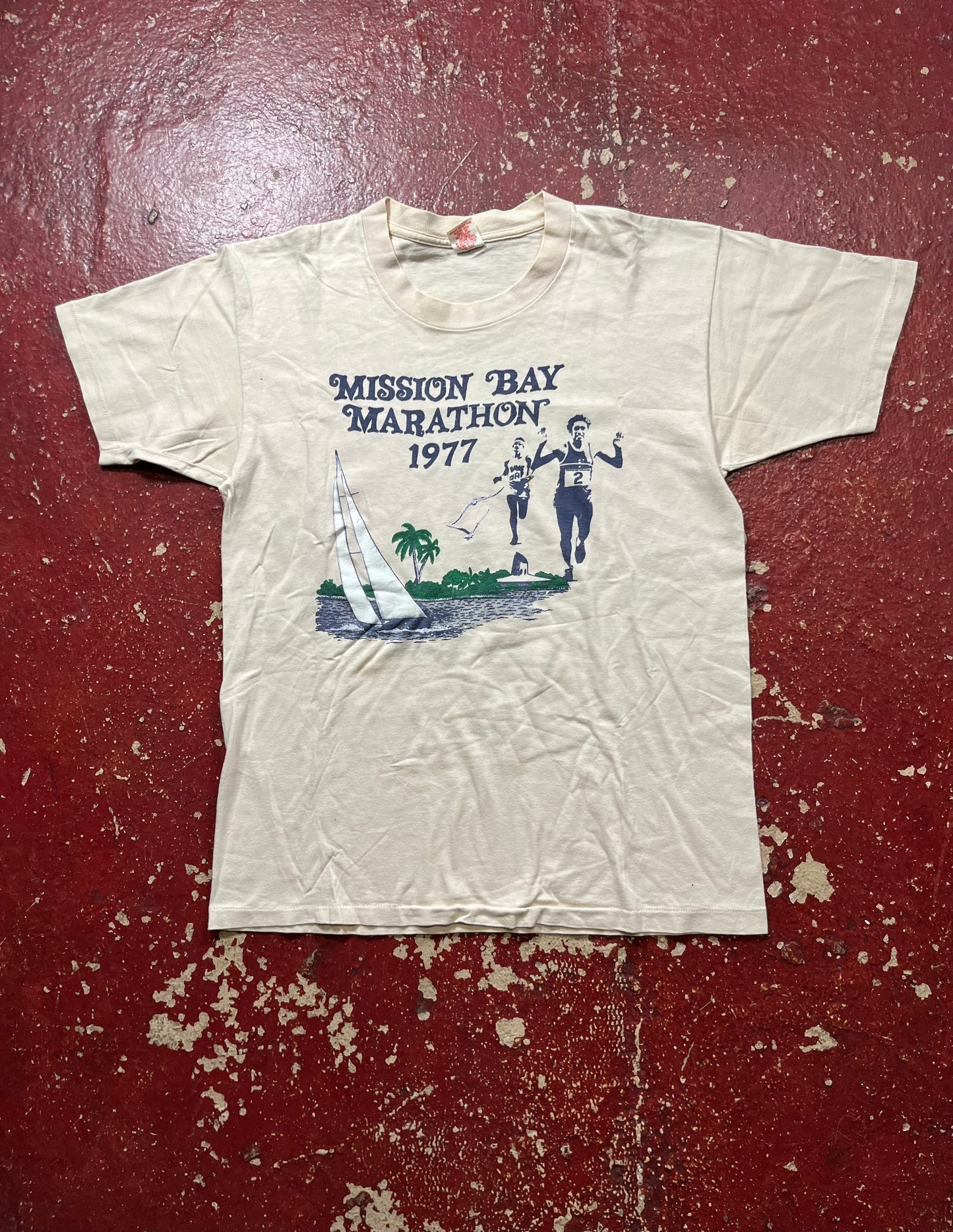 1977 Mission Bay Marathon Tee