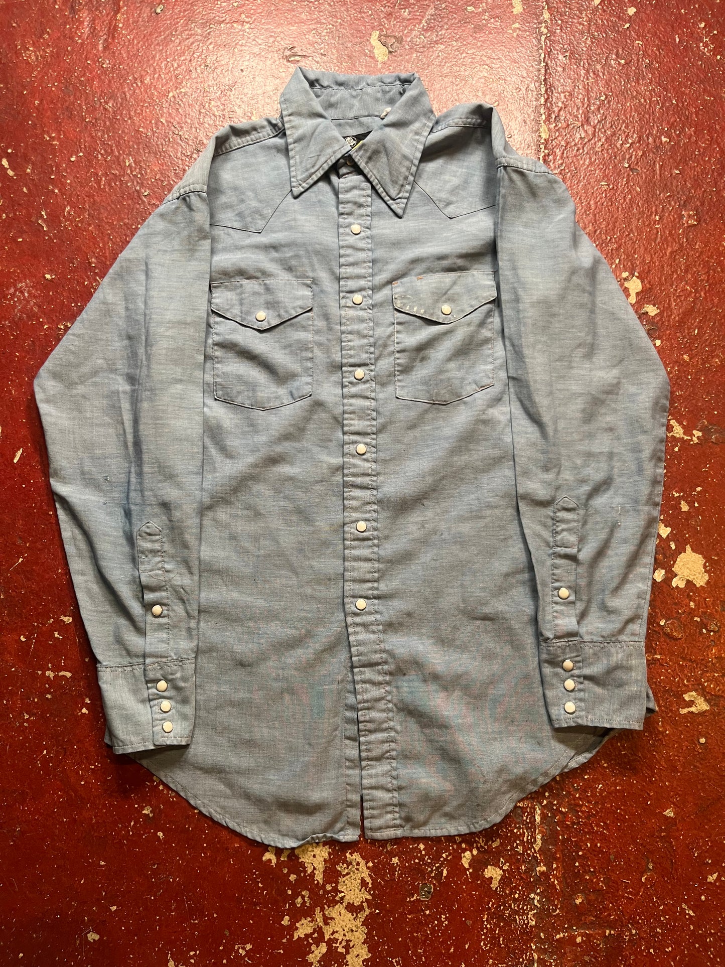 60s Maverick Blue Bell Western Shirt