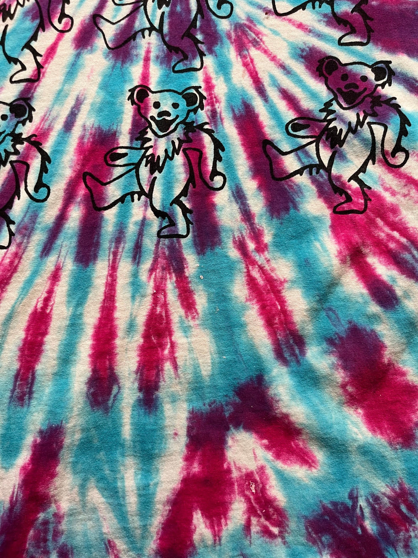 80s/90s Grateful Dead Bears Tye Dye Tee