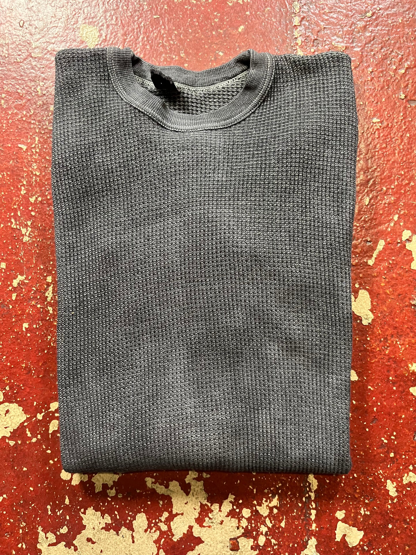 70s Overdyed Black Thermal