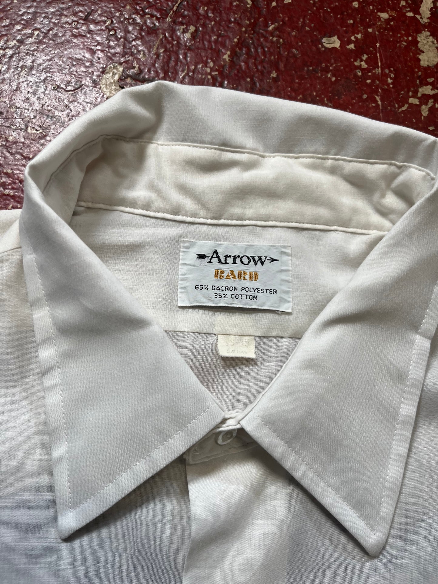 60s/70s Arrow DPOE Chainstitched Short Sleeve Button Up Shirt