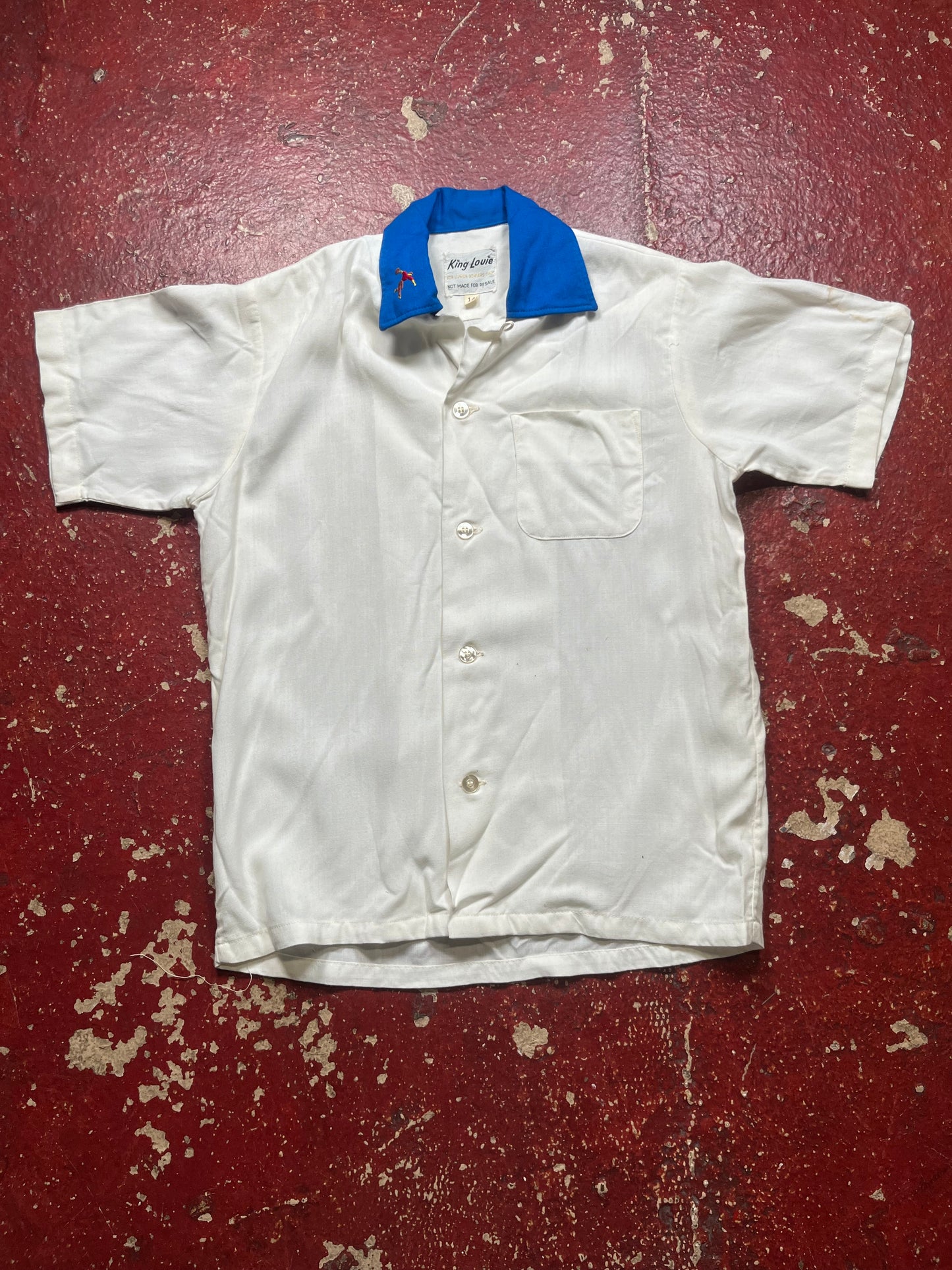 60s King Louie Rayon Bowling Shirt