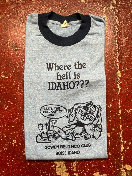 80s Where The Hell Is Idaho Tee