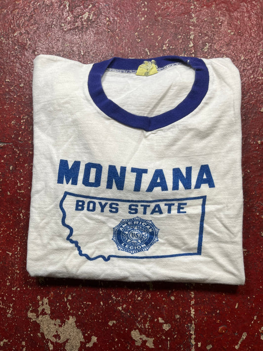 60s/70s Montana Boys State Ringer Tee