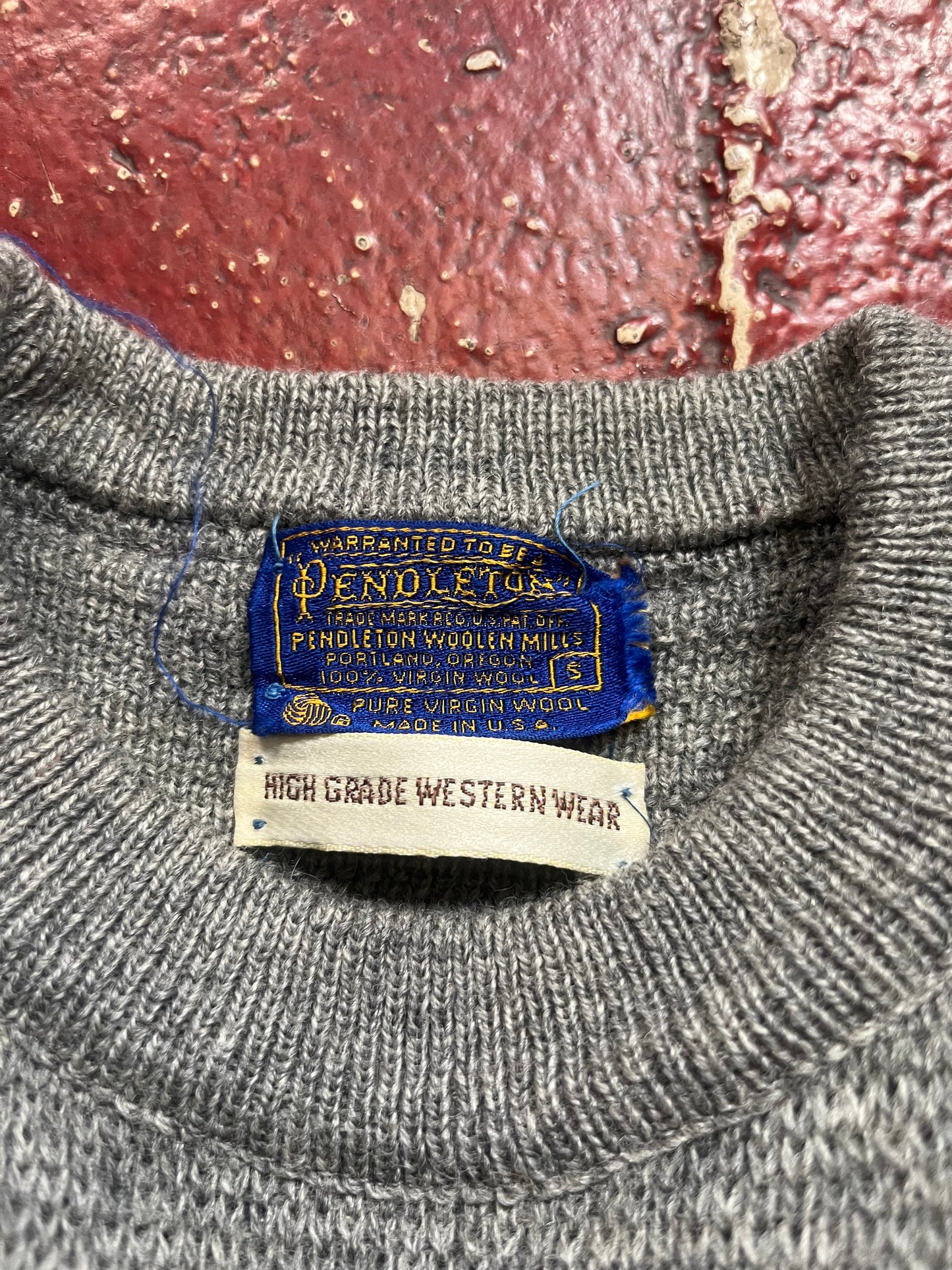 60s/70s Pendleton Western Wear Sweater