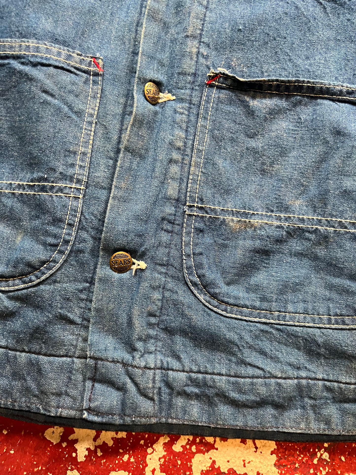 70s Sears Denim Chore Jacket