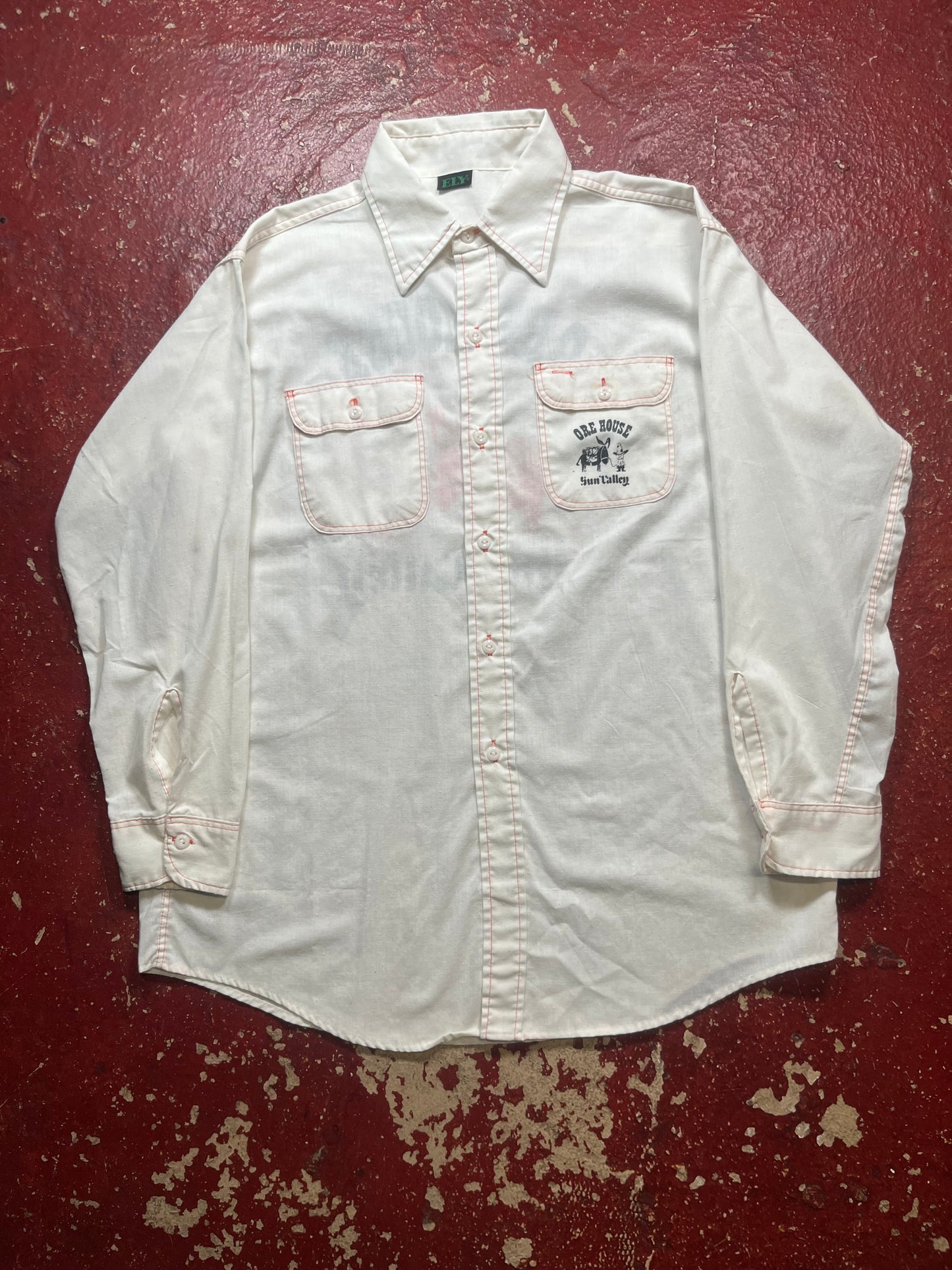 70s Ely Ore House Sun Valley Long Sleeve Button Up Shirt