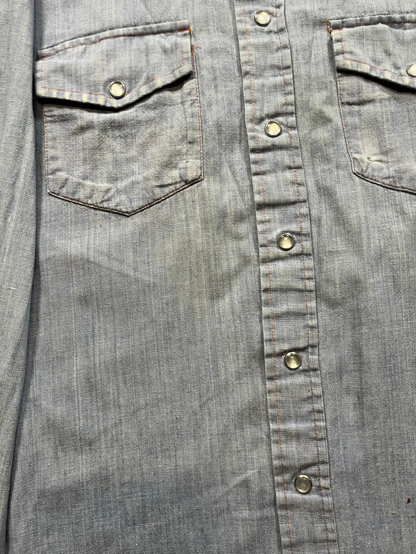 60s/70s BJR Western Pearl Snap Long Sleeve Shirt