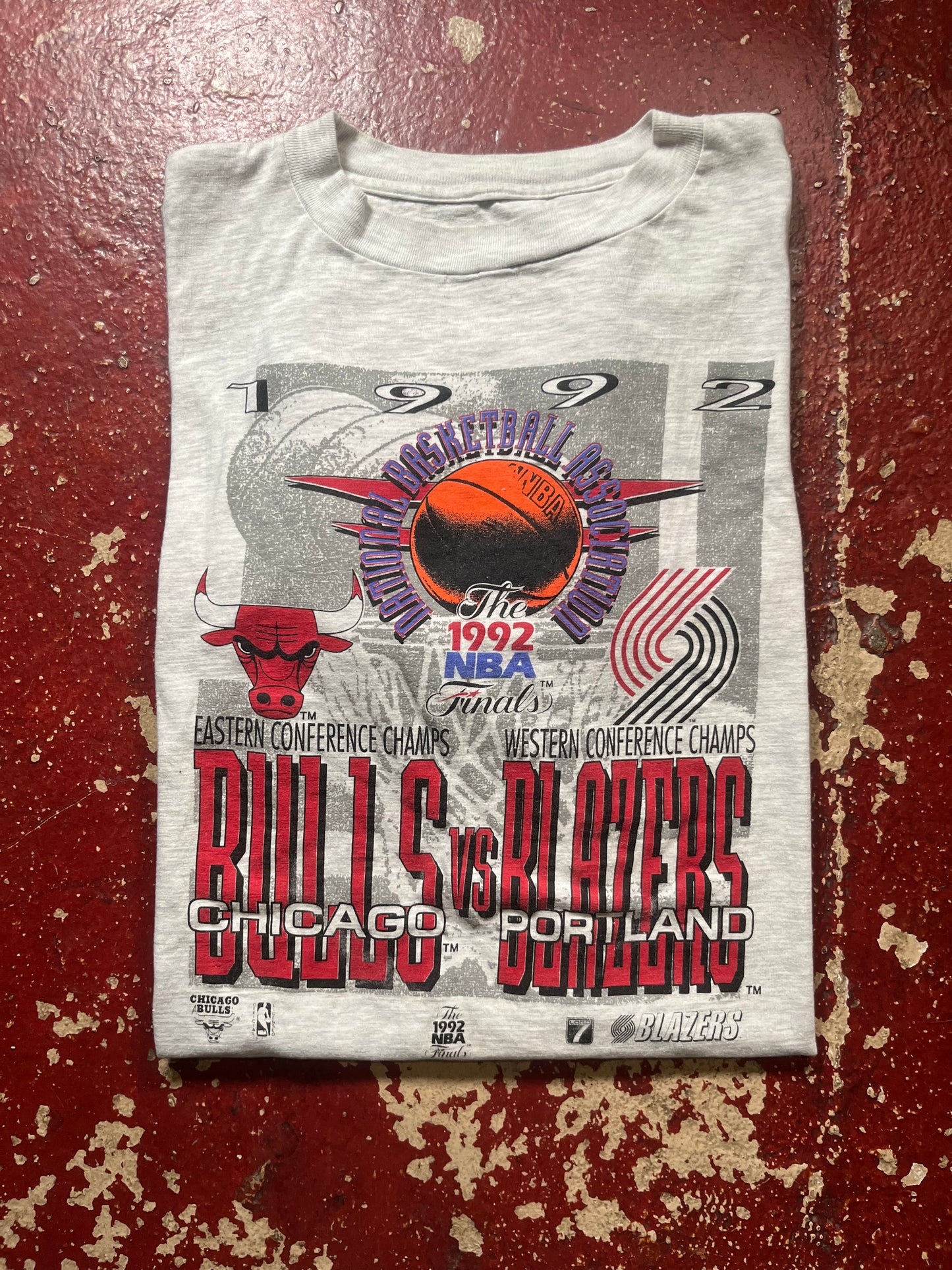 1992 NBA Finals Bulls v Trail Blazers Tee