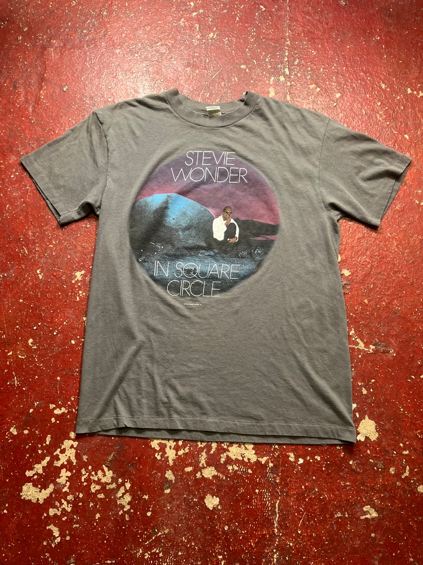 1986 Stevie Wonder “In Square Circle” Tee