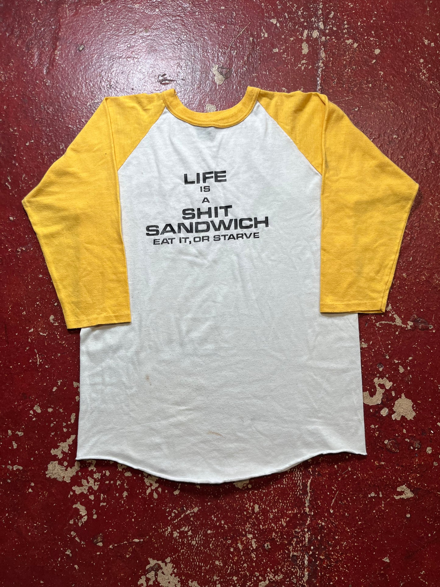 80s Shit Sandwich Quarter Sleeve Shirt
