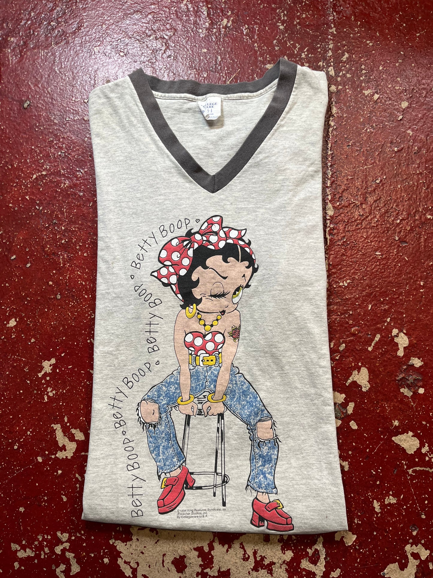 1994 Betty Boop Vee Neck Tee