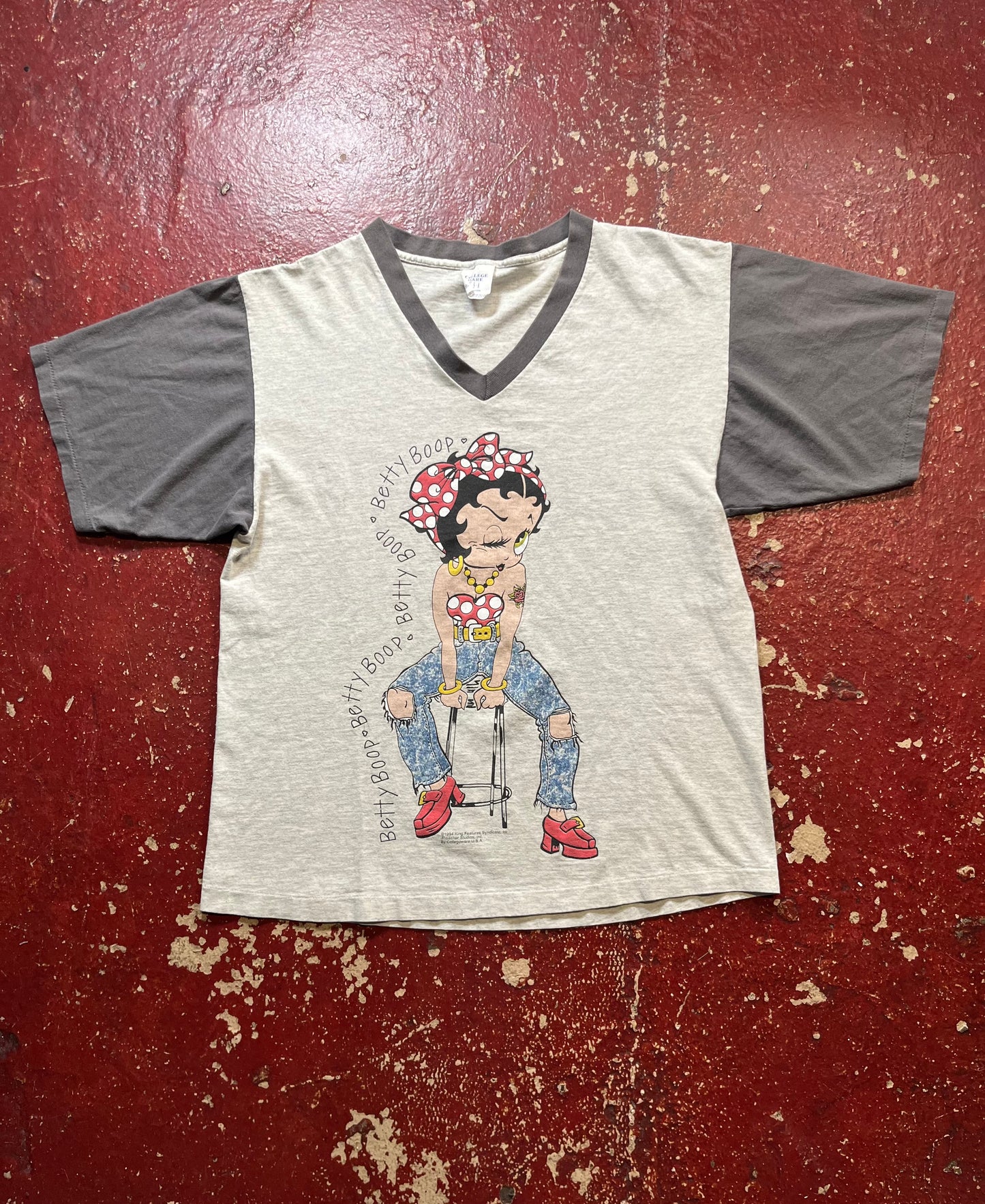 1994 Betty Boop Vee Neck Tee