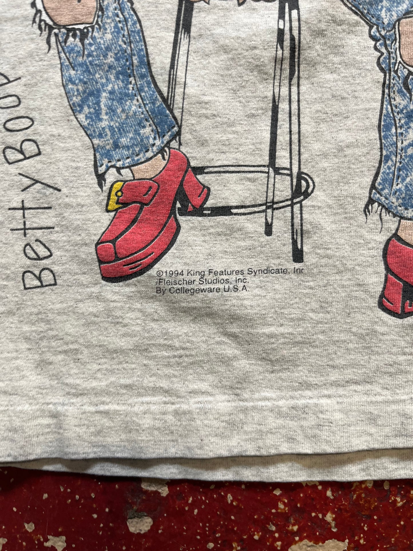 1994 Betty Boop Vee Neck Tee