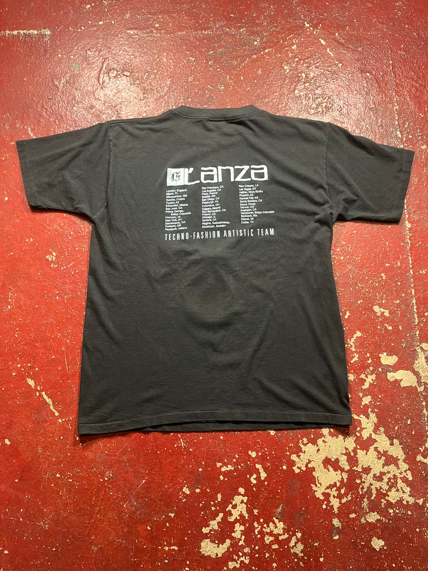 80s/90s Techno Fashion Lanza Tee