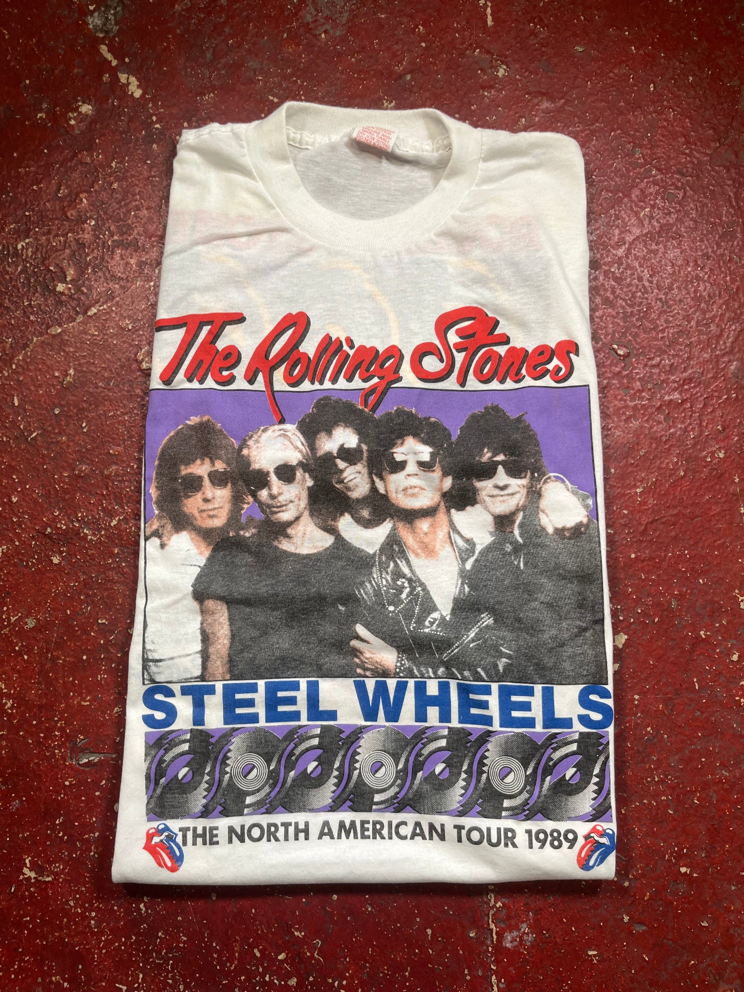 1989 Rolling Stones “Steel Wheels” Tee