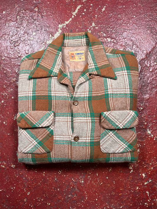 50s Towncraft Loop Collar Flannel