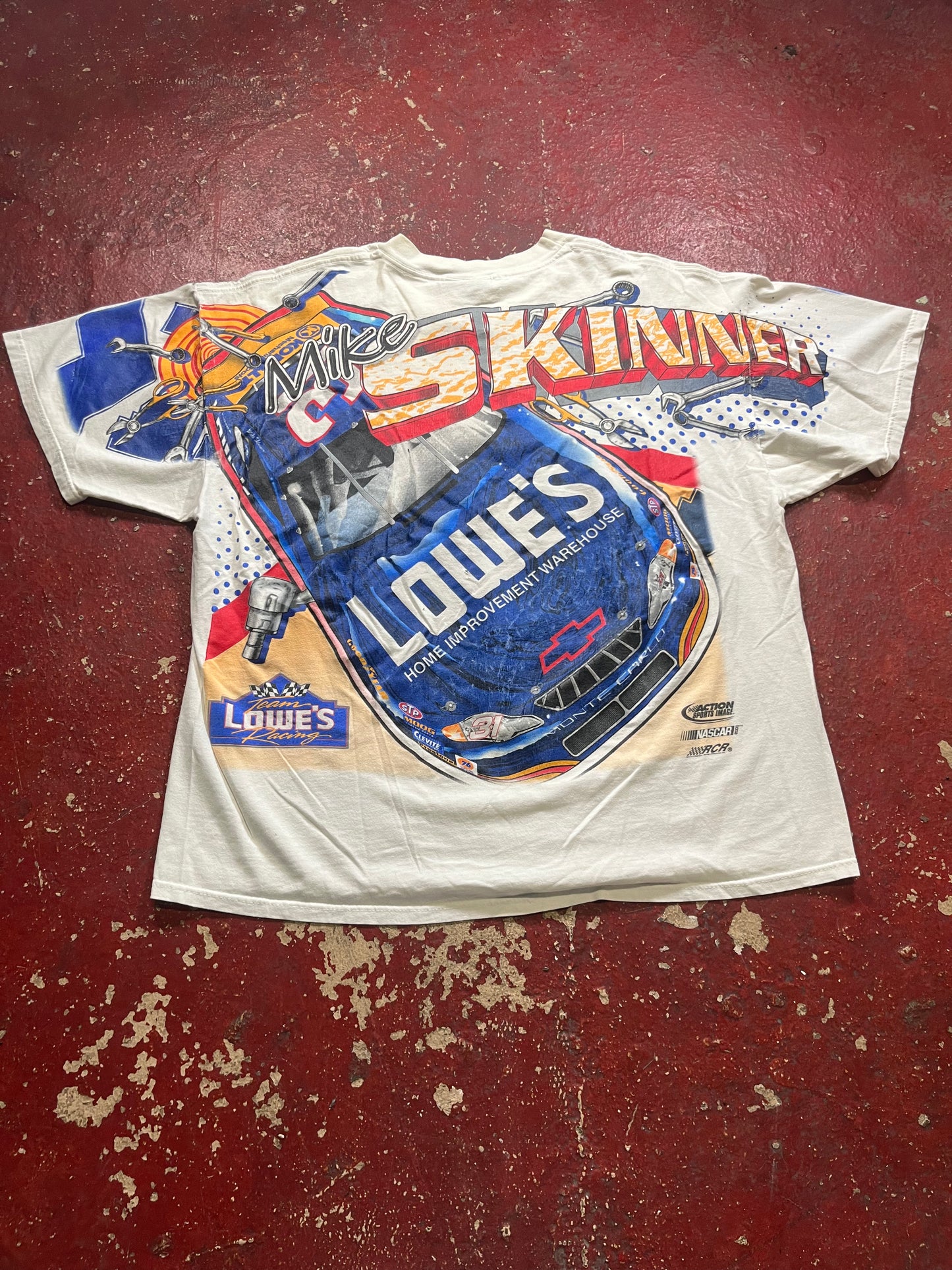 90s Mike Skinner AOP Racing Tee