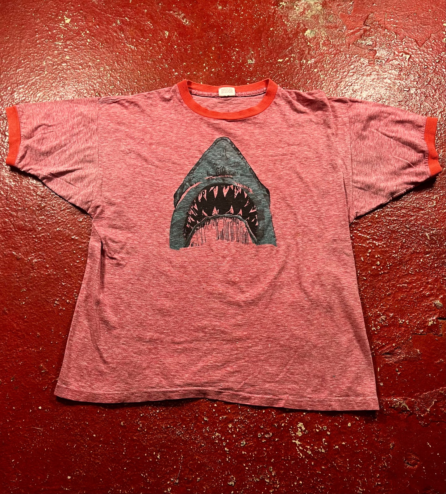 70s Shark Ringer Tee