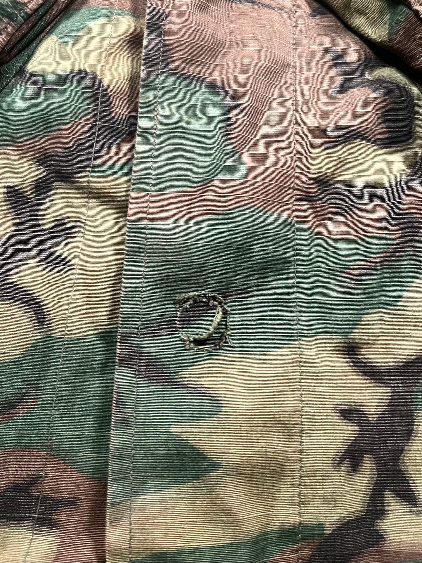 60s Slant Pocket Camo Long Sleeve Botton Up