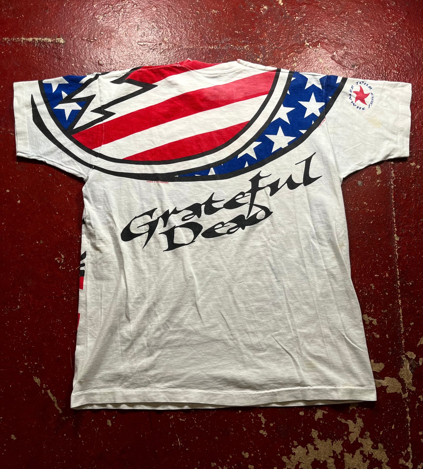 1993 Grateful Dead USA AOP Tee