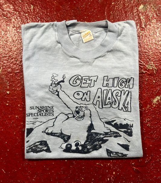 80s Get High On Alaska Tee