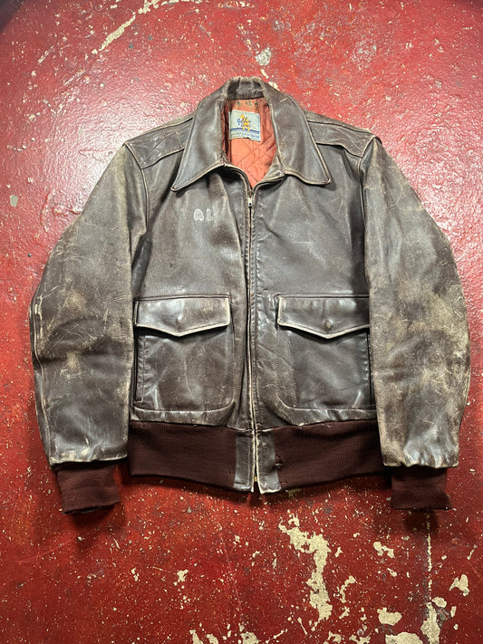 50s Golden Bear Leather Jacket