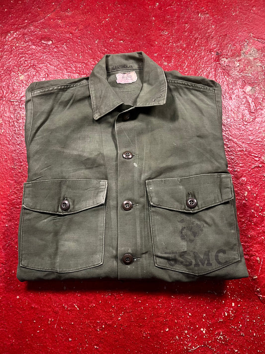 1974 USMC OG 107 Button Up Long Sleeve