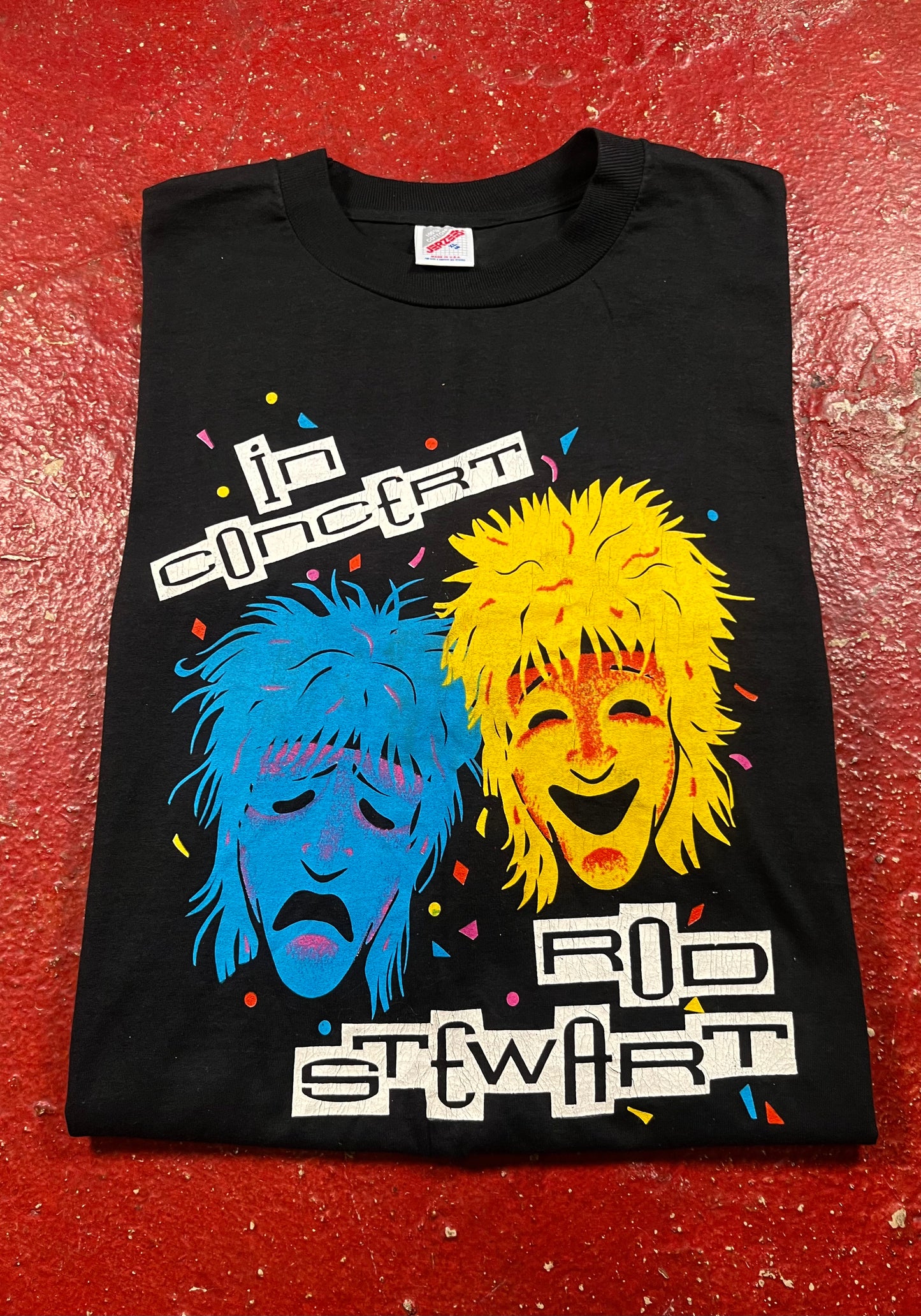 1988 Rod Stewart Out Of Order Tee