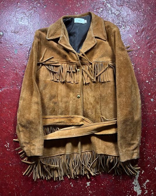 50s Athena Suede Fringe Jacket