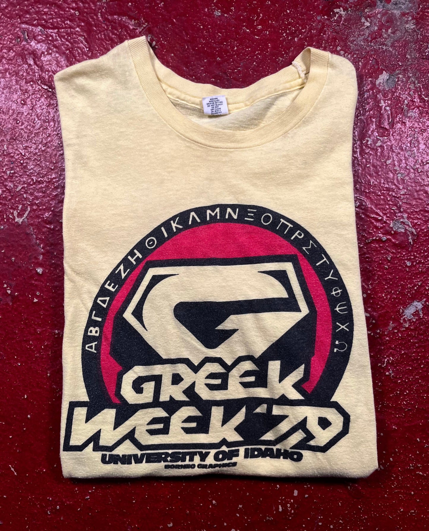 1979 University Of Idaho Greek Week Tee