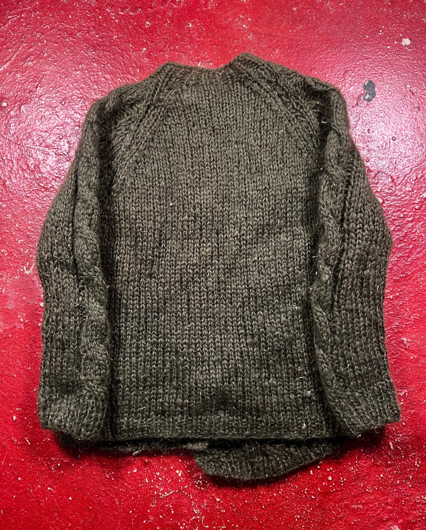 60s/70s Mohair Button Up Sweater (20% Mohair)