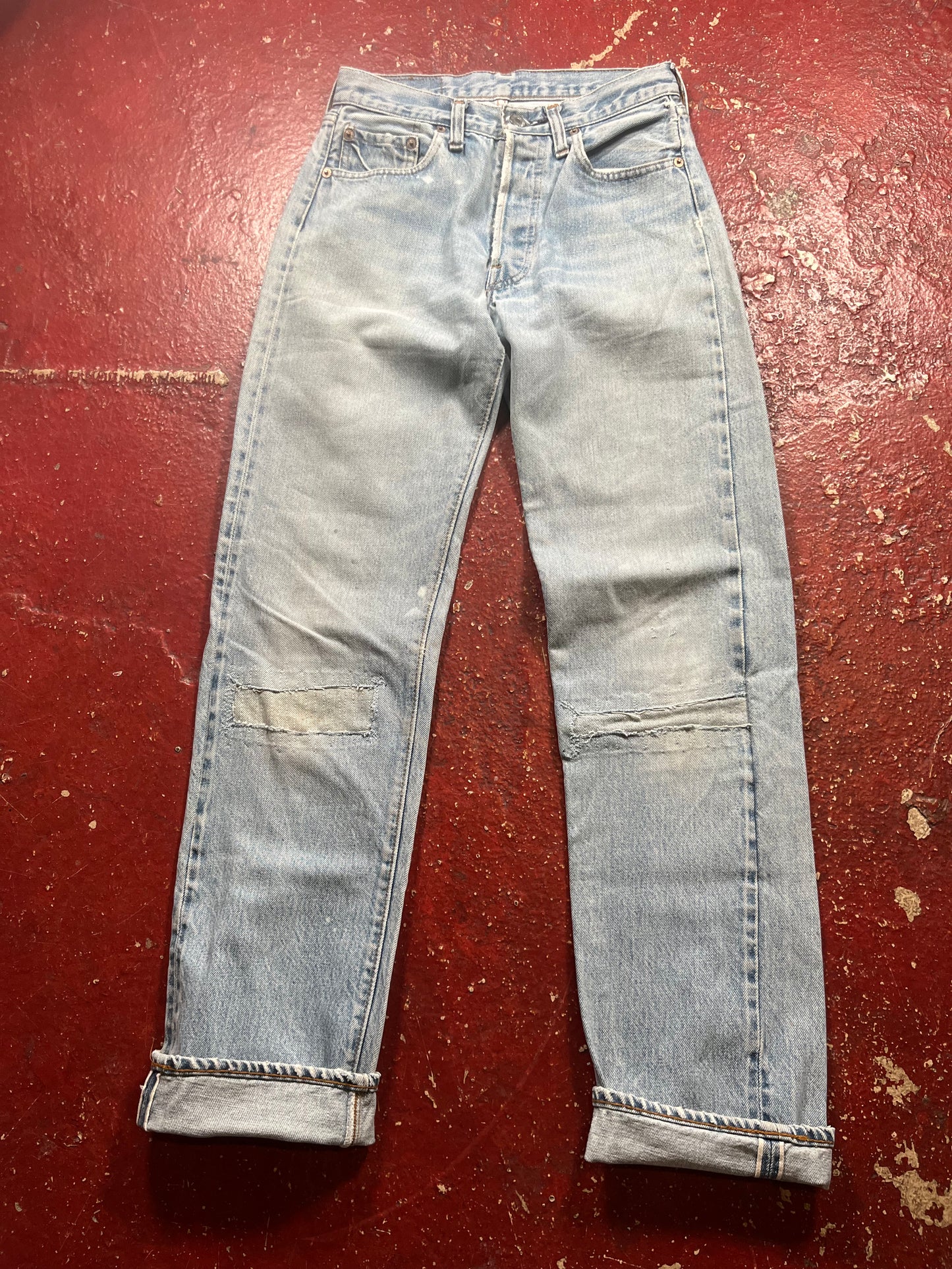 80s Levis 501s Redline Jeans