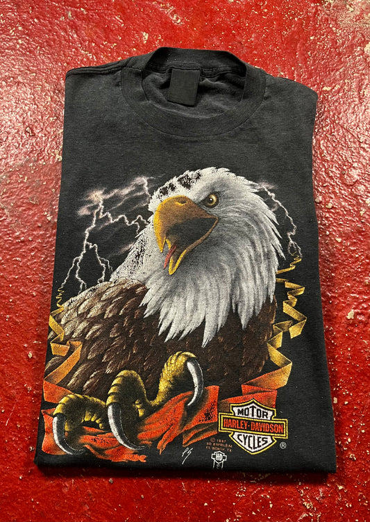 1987 3D Emblem Harley Davidson Tee