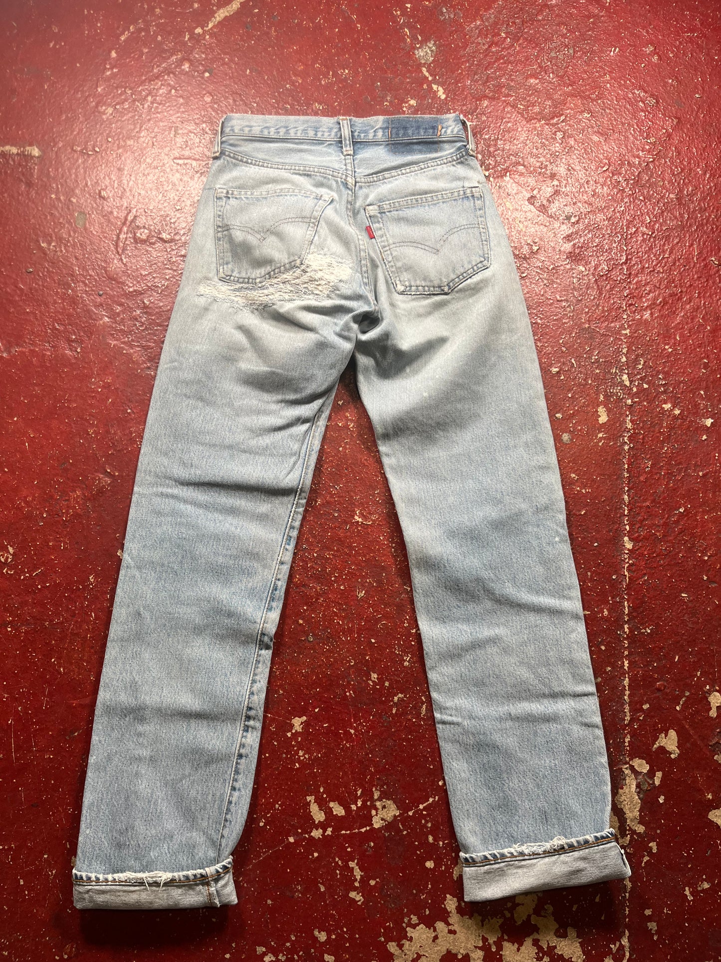 80s Levis 501s Redline Jeans