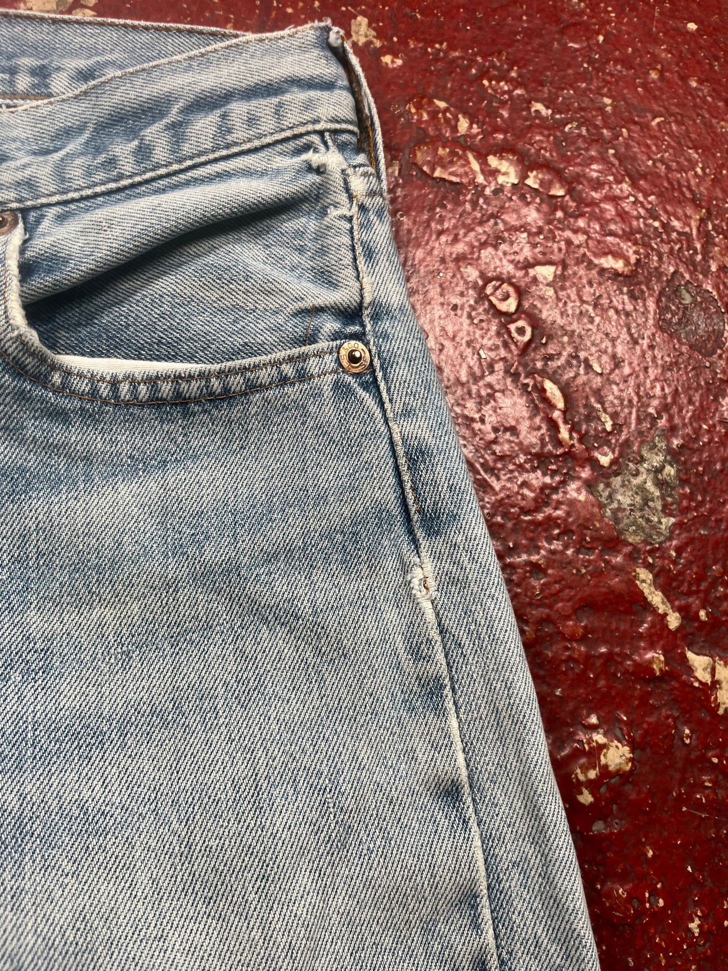 80s Levis 501s Redline Jeans