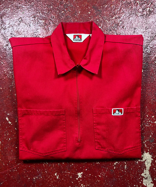 70s Ben Davis Quarter Zip Polo